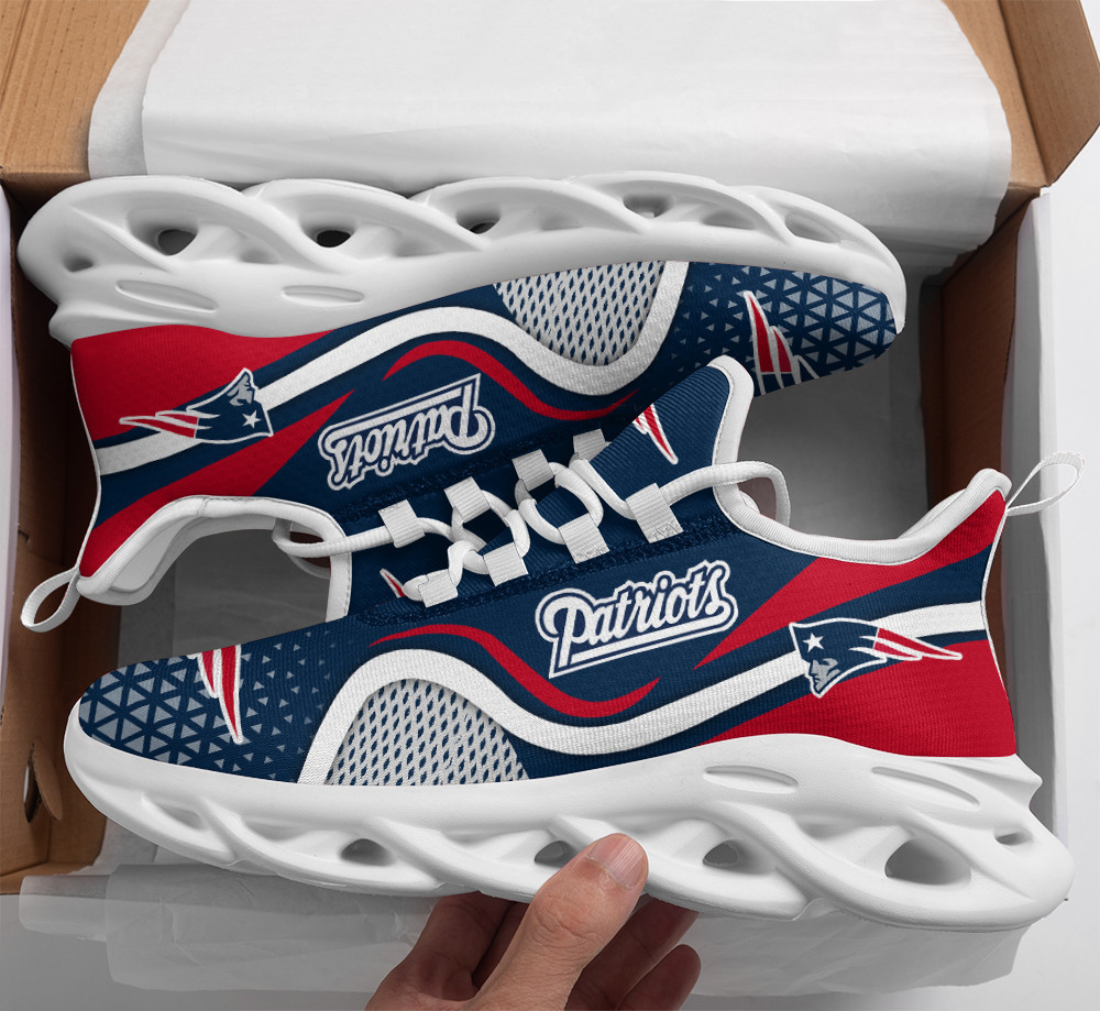 New England Patriots NFL Max Soul Shoes Sneakers For Men And Women neasalamis.com