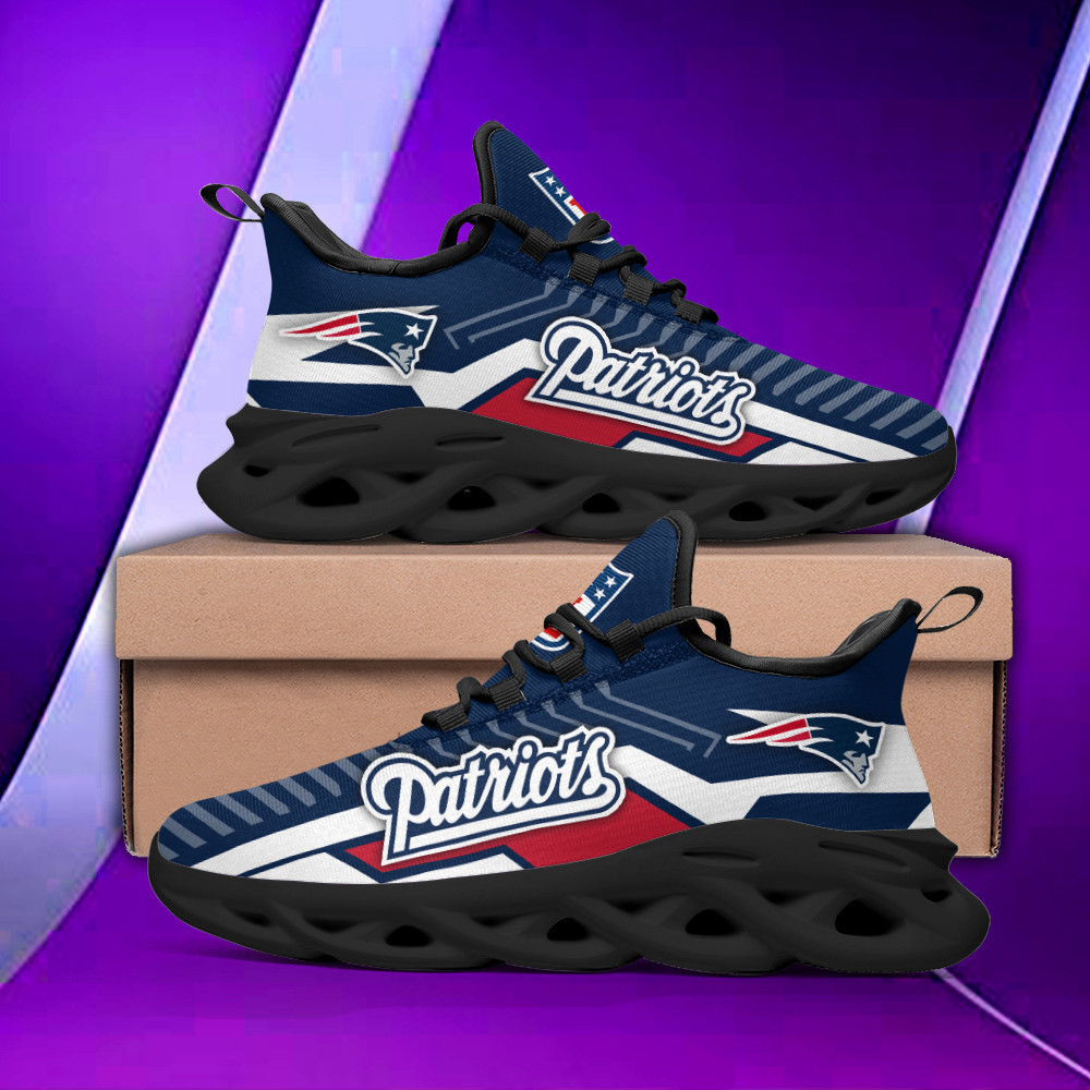 New England Patriots NFL Max Soul Shoes Sneakers For Men And Women neasalamis.com