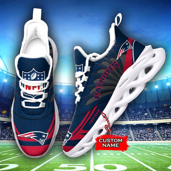 New England Patriots NFL Max Soul Shoes Sneakers For Men And Women neasalamis.com