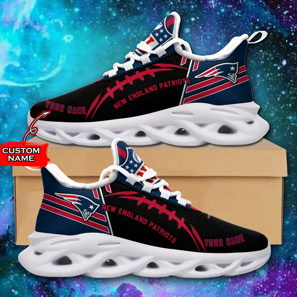 New England Patriots NFL Max Soul Shoes Sneakers For Men And Women neasalamis.com