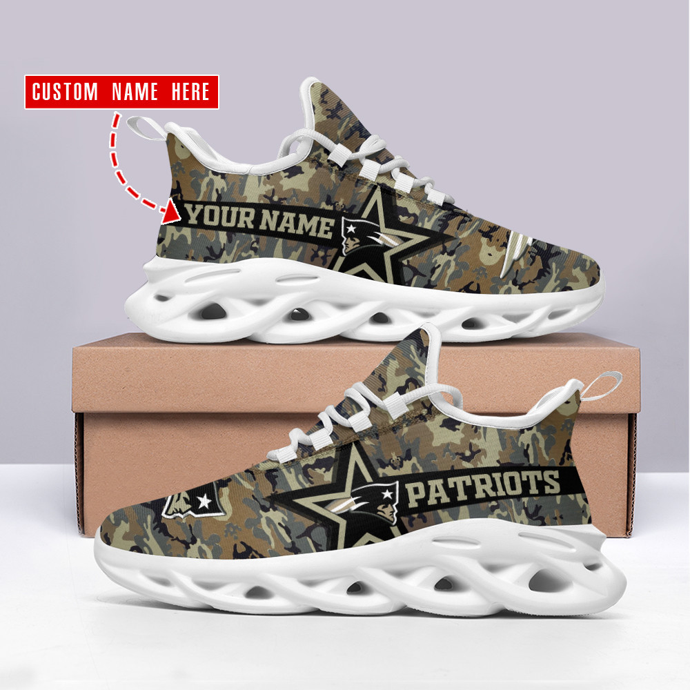 New England Patriots NFL Max Soul Shoes Sneakers For Men And Women neasalamis.com