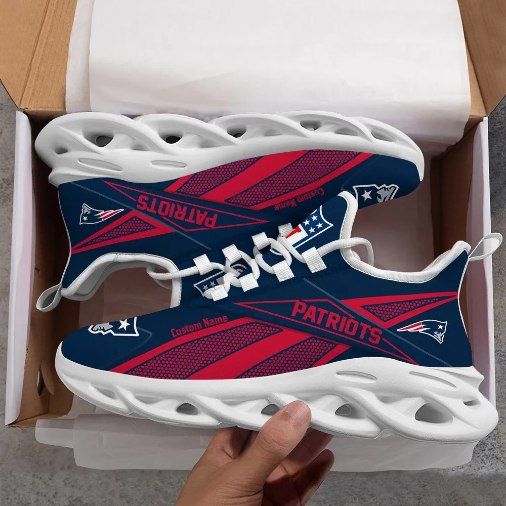New England Patriots NFL Max Soul Shoes Sneakers For Men And Women neasalamis.com