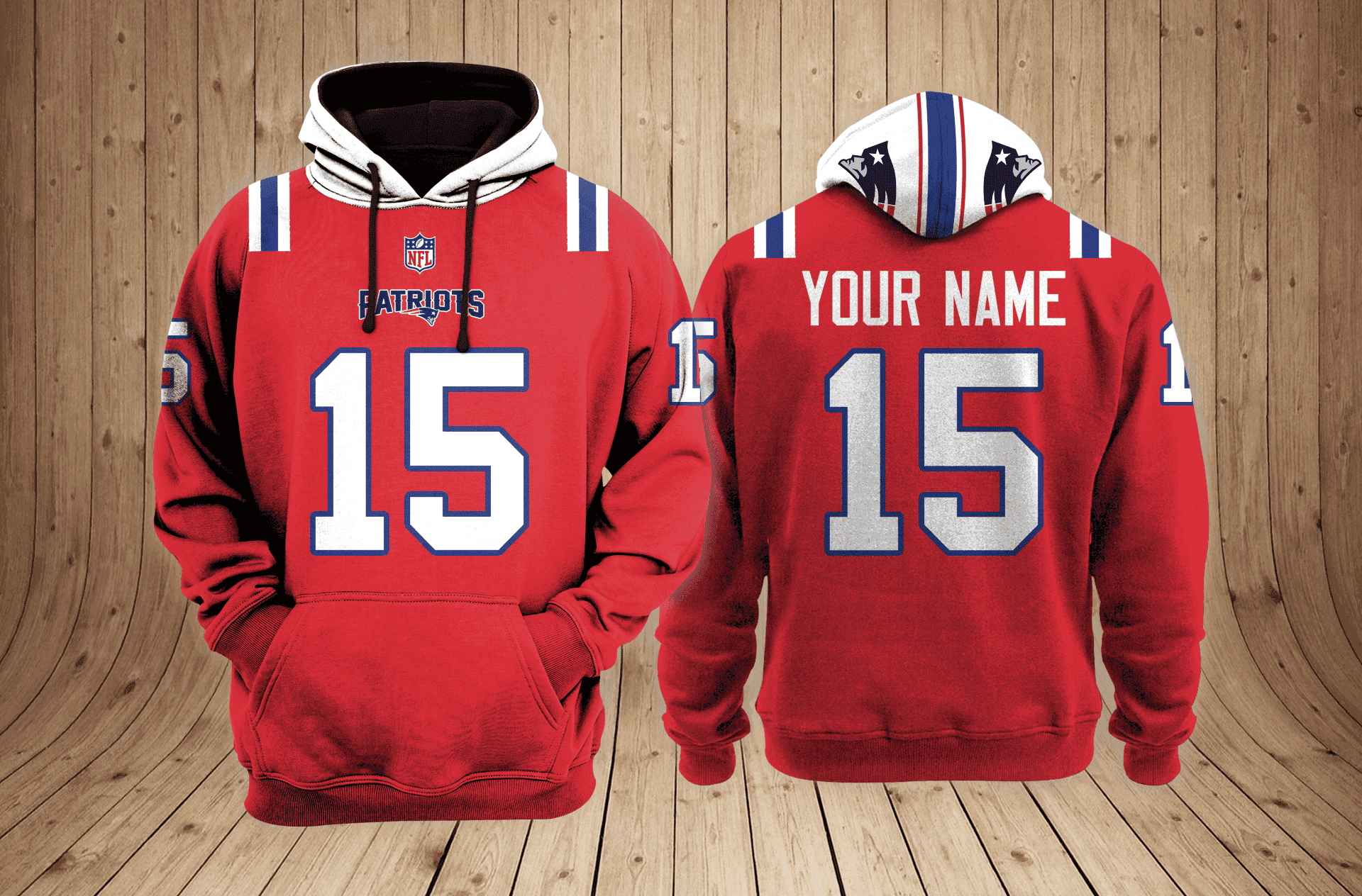 New England Patriots NFL Team 3D Hoodie Neasalamis