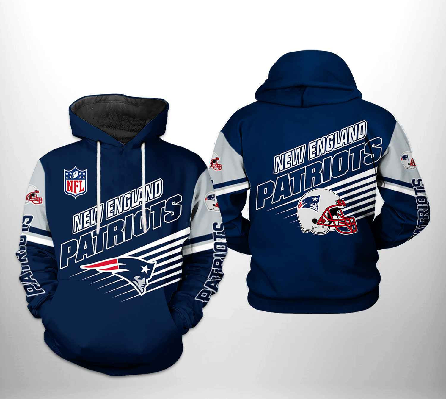 New England Patriots NFL Team Hoodie Zip Hoodie Neasalamis