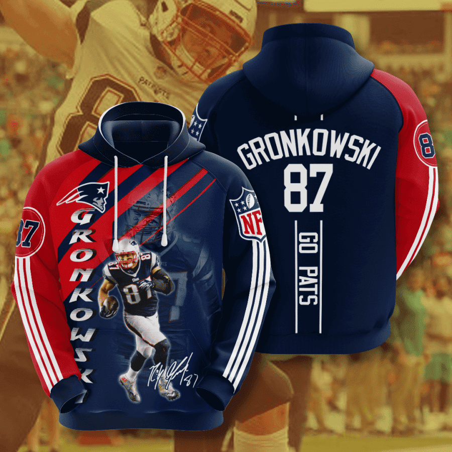 New England Patriots Rob Gronkowski Hoodie Neasalamis