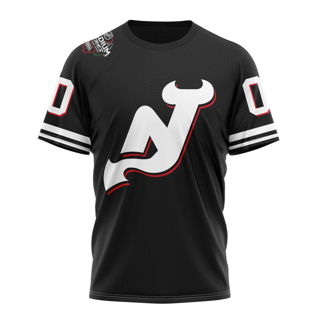 New Jersey Devils 2024 Stadium Series Design Concept Kits Personalized Name And Number T-Shirt Style Neasalamis.com