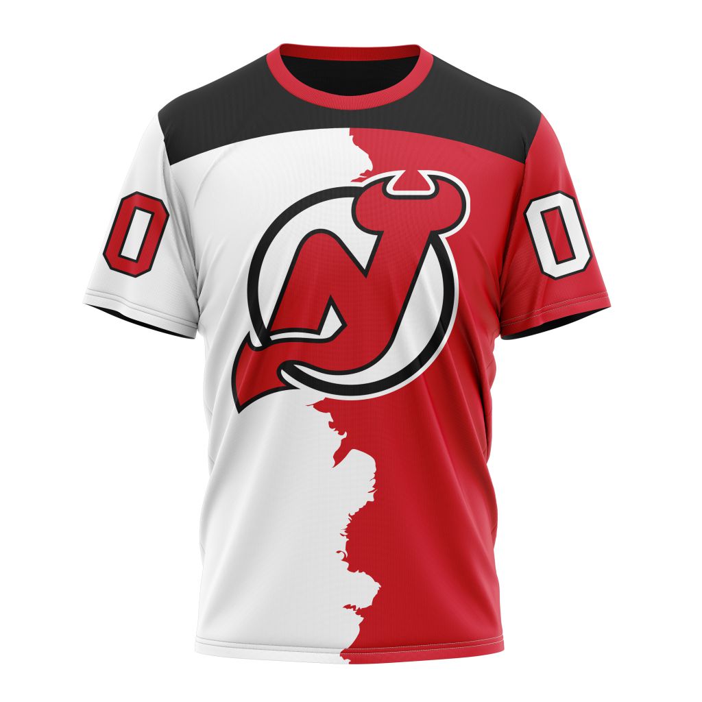 New Jersey Devils Personalize 2023 Home Mix Away Kits Personalized Name And Number T-Shirt Style Neasalamis.com