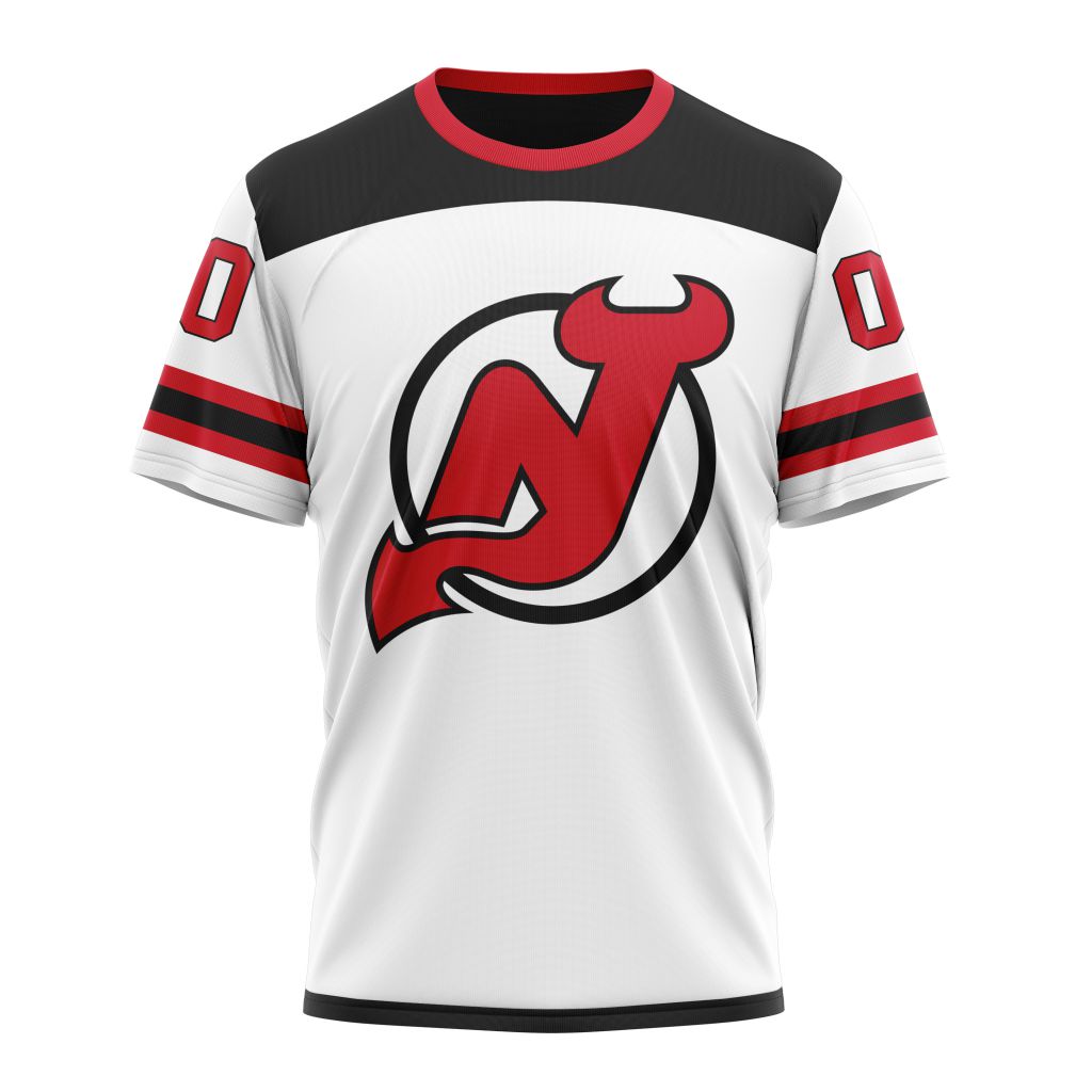 New Jersey Devils Personalized Away Kits Personalized Name And Number T-Shirt Style Neasalamis.com
