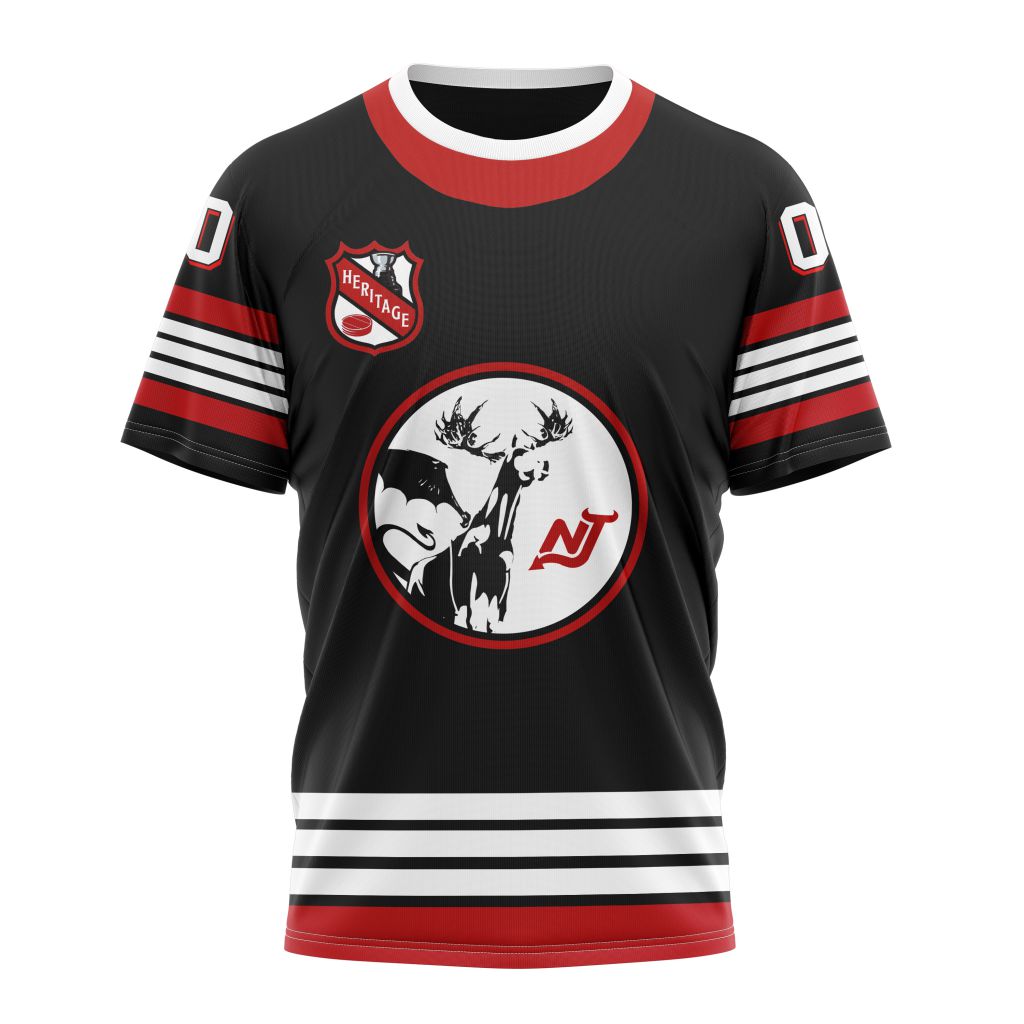New Jersey Devils Personalized Heritage Design 01 Personalized Name And Number T-Shirt Style Neasalamis.com
