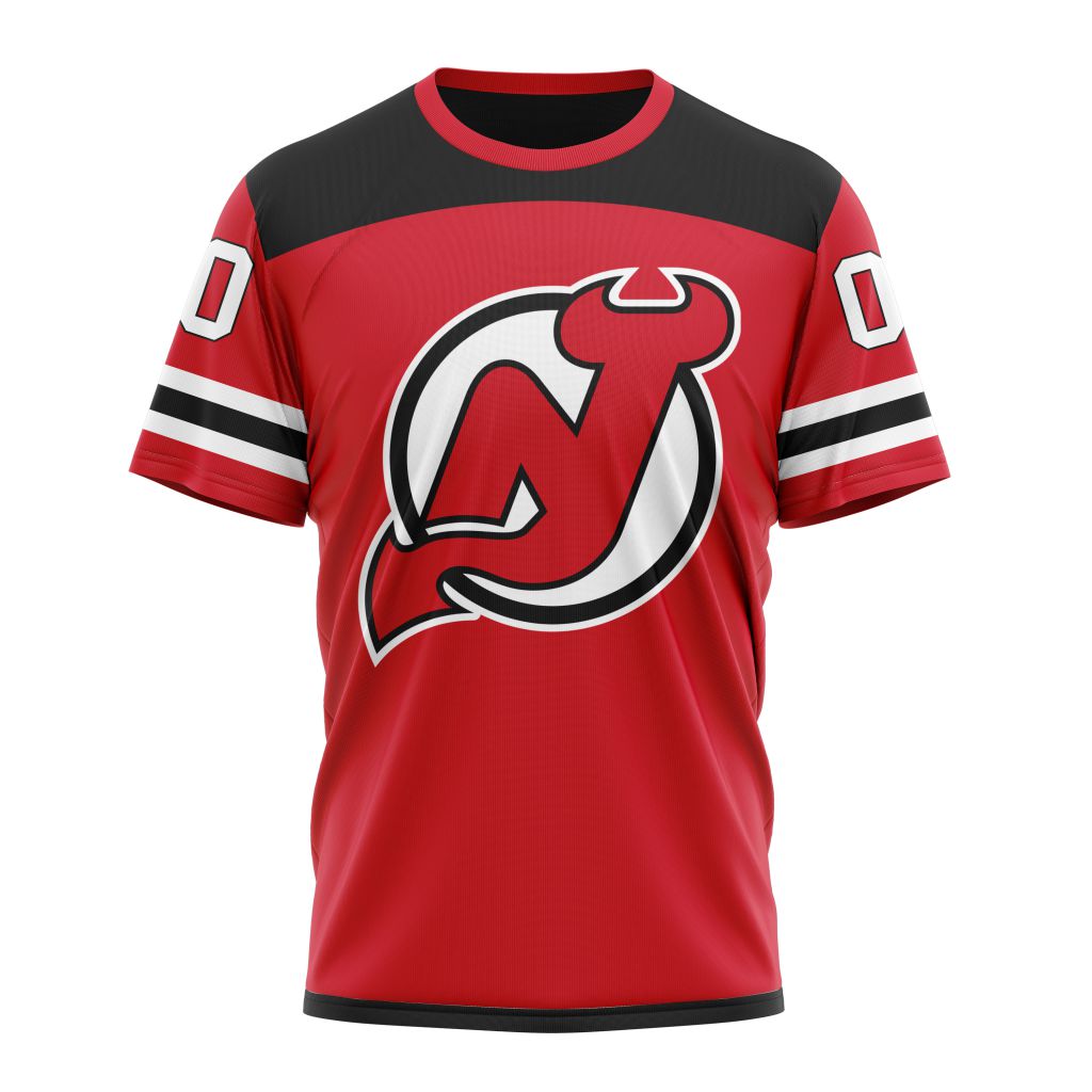 New Jersey Devils Personalized Home Kits Personalized Name And Number T-Shirt Style Neasalamis.com