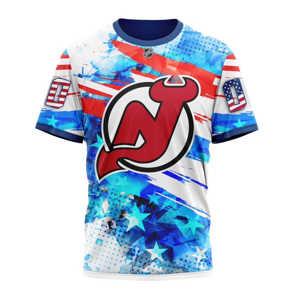 New Jersey Devils Special Concept For Independence Day Personalized Name And Number T-Shirt Style Neasalamis.com