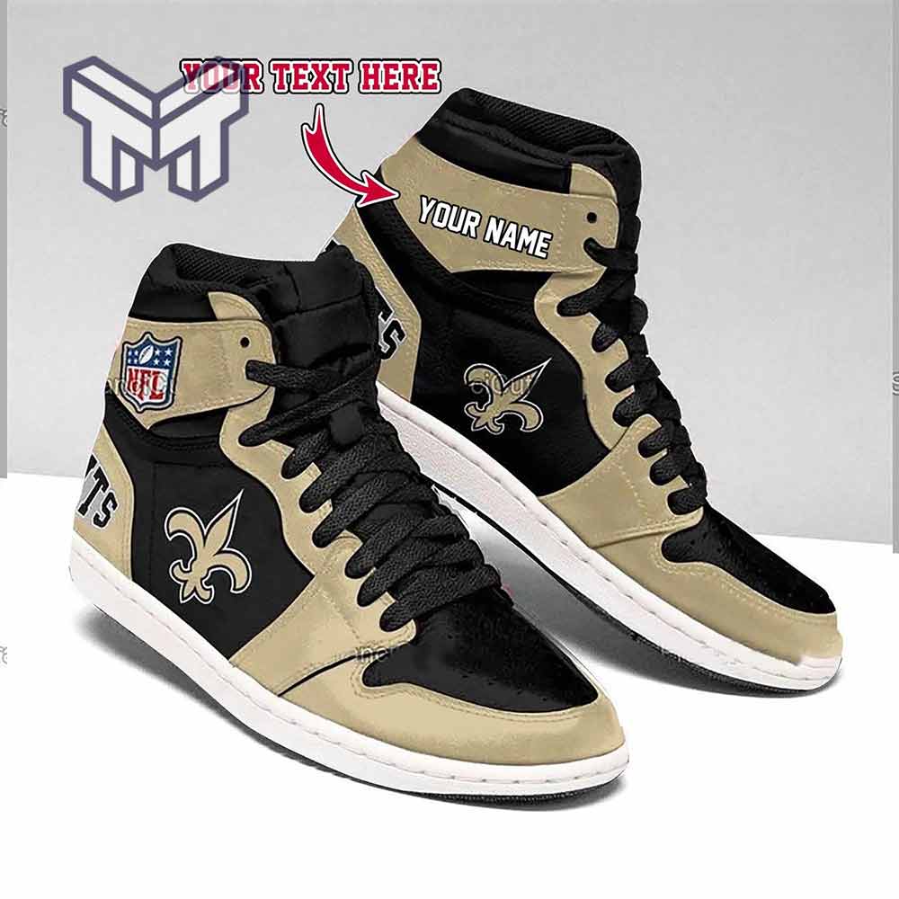 New Orleans Saints AJ1 High Sneakers Shoes For Men And Women Calebmatthewhans Neasalamis