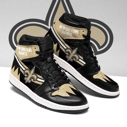 New Orleans Saints NFL AJ1 High Sneakers Shoes For Men And Women Calebmatthewhans Neasalamis