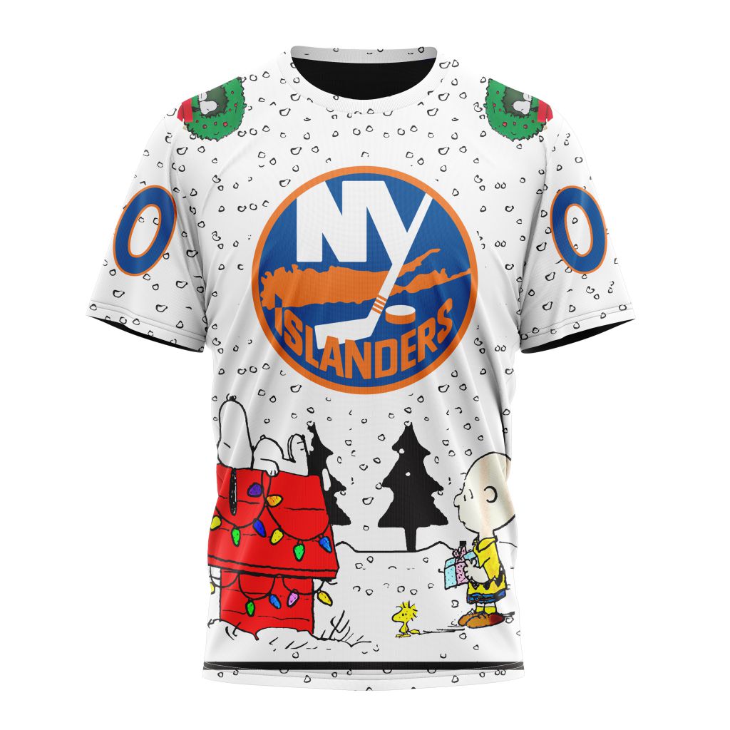 New York Islanders Special Peanuts Design Personalized Name And Number T-Shirt Style Neasalamis.com