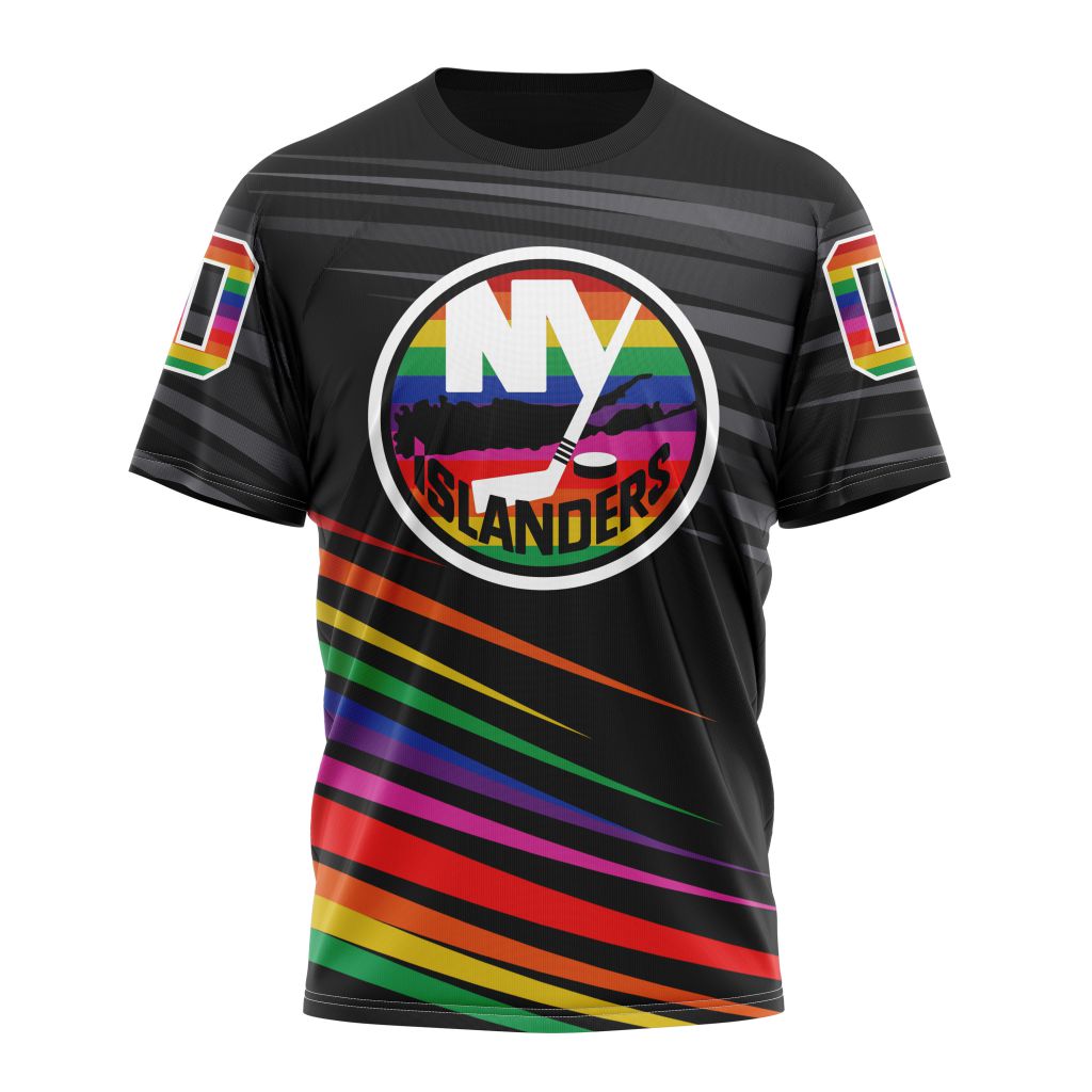 New York Islanders Special Pride Design Hockey Is For Everyone 01 Personalized Name And Number T-Shirt Style Neasalamis.com