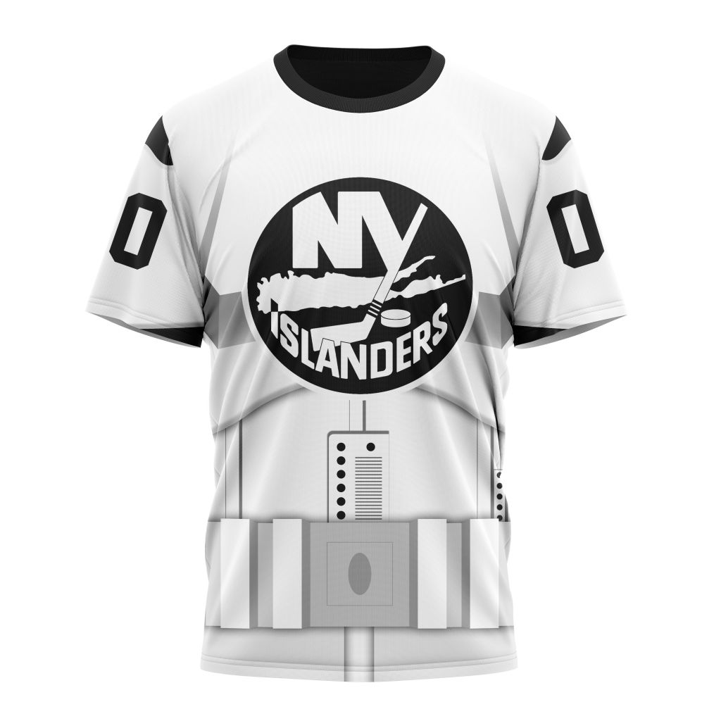 New York Islanders Special Star Wars Stormtroopers Design Personalized Name And Number T-Shirt Style Neasalamis.com