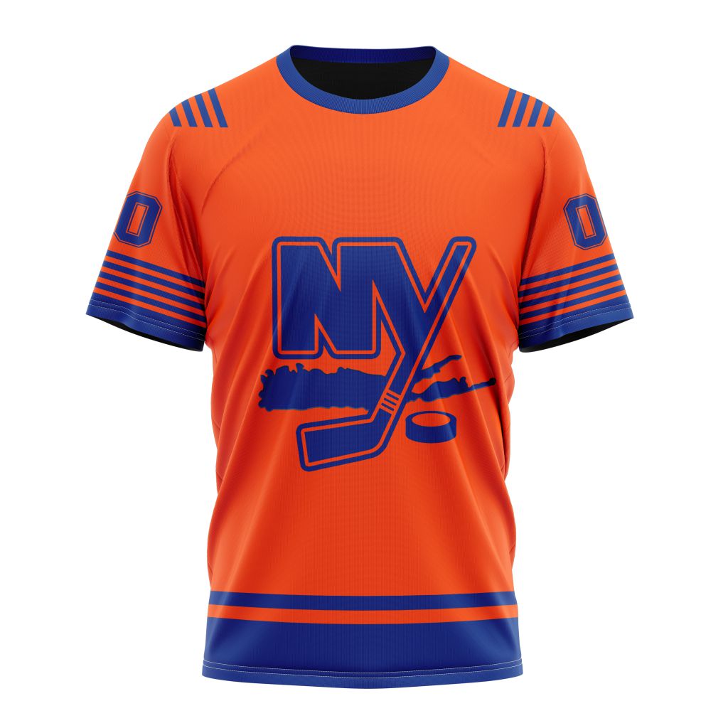 New York Islanders Special Two-tone Design 01 Personalized Name And Number T-Shirt Style Neasalamis.com