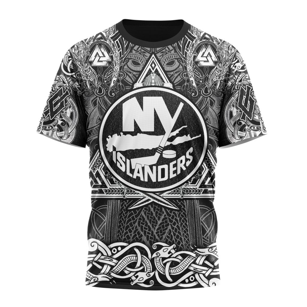 New York Islanders Special Viking Design 01 Personalized Name And Number T-Shirt Style Neasalamis.com