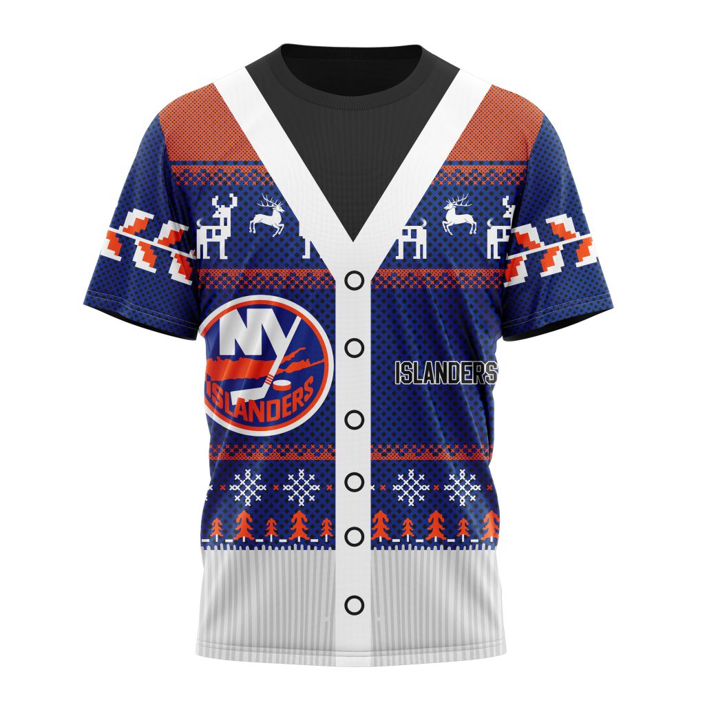 New York Islanders Specialized Unisex Sweater For Chrismas Season Personalized Name And Number T-Shirt Style Neasalamis.com