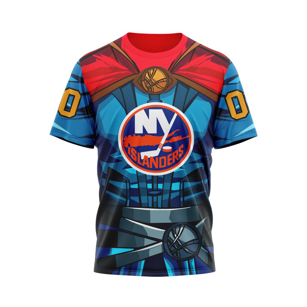 New York Islanders X Doctor Strange Specialized Design For Father Day Personalized Name And Number T-Shirt Style 64545 Neasalamis.com