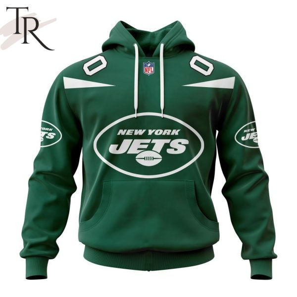 New York Jets Personalized Name And Number NFL 3D Hoodie Style Neasalamis