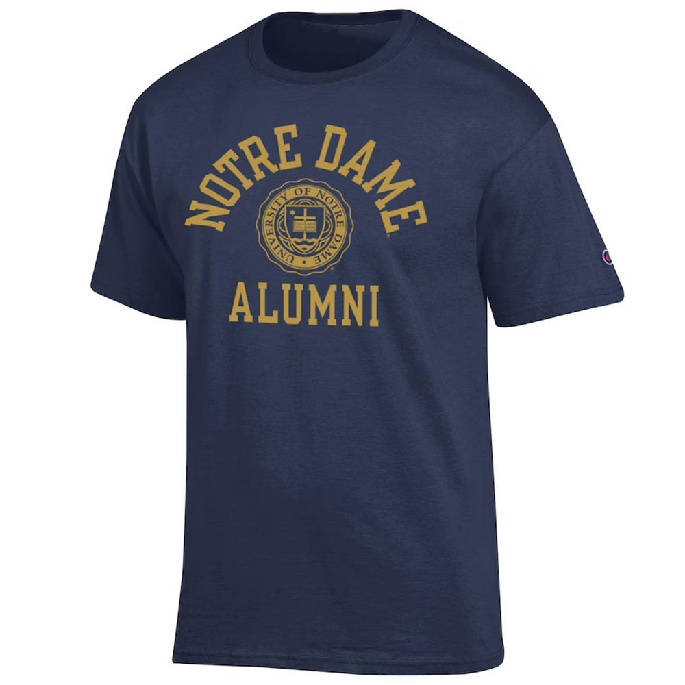 Notre Dame Fighting Irish Alumni Seal T-Shirt For Football Fan Neasalamis.com