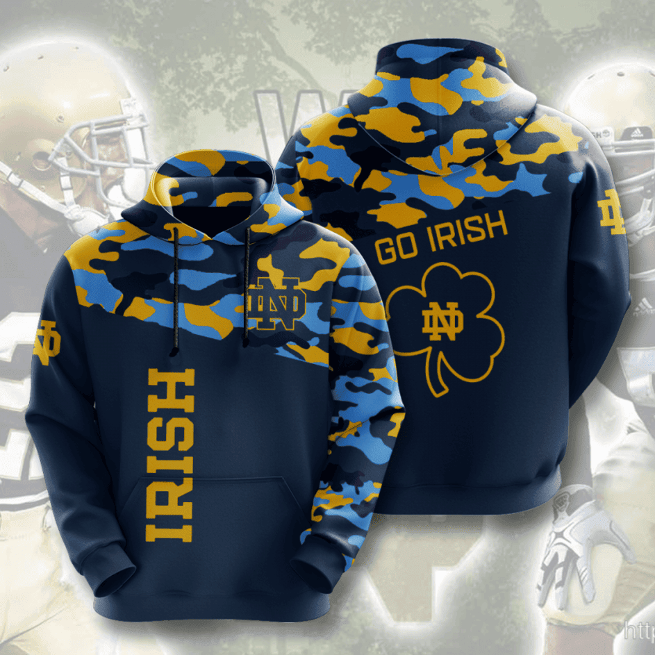 Notre Dame Fighting Irish American Football Hoodie Neasalamis
