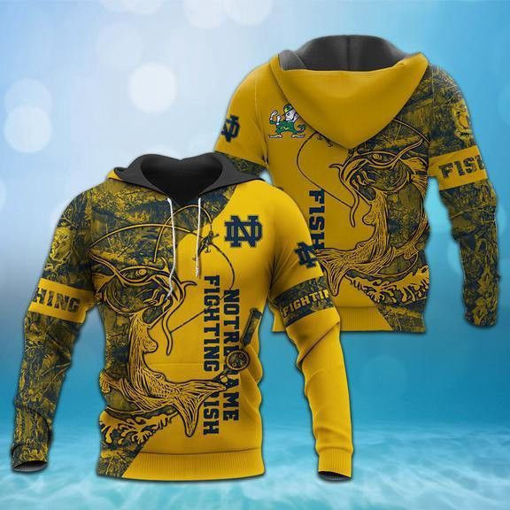 Notre Dame Fighting Irish Fishing Hoodie Neasalamis