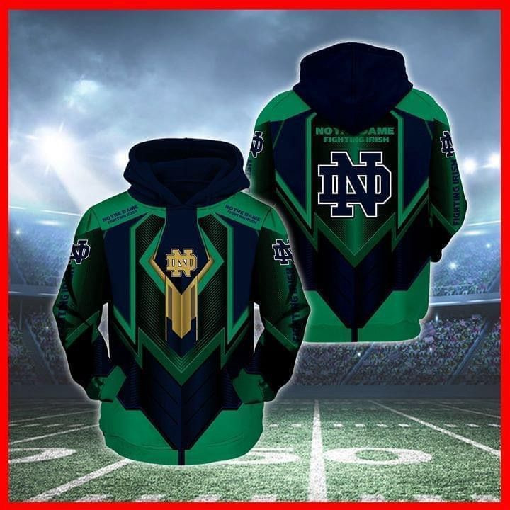 Notre Dame Fighting Irish For Football Hoodie Neasalamis