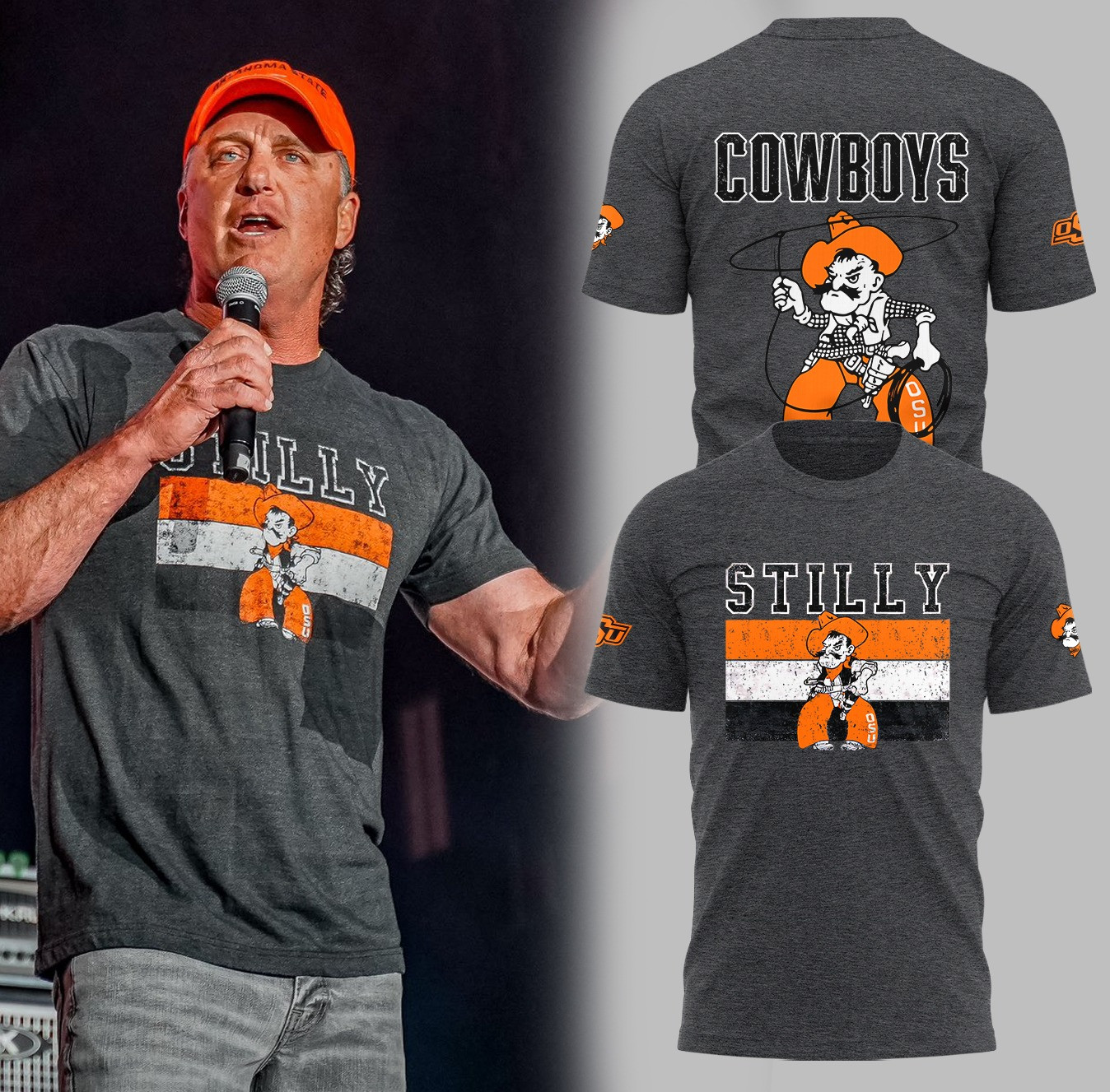 OSU Cowboy STILLY Shirt Oklahoma State Coach Mike Gundy Cowboys Stilly T-Shirt Neasalamis.com
