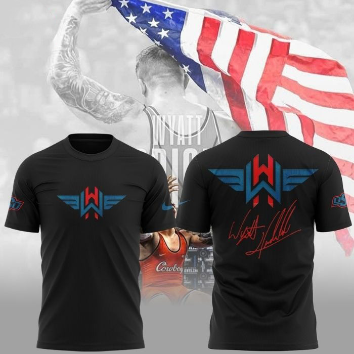 OSU Cowboy Wrestling Wyatt Hendrickson T-Shirt Best Gifts For Football Fans Neasalamis.com