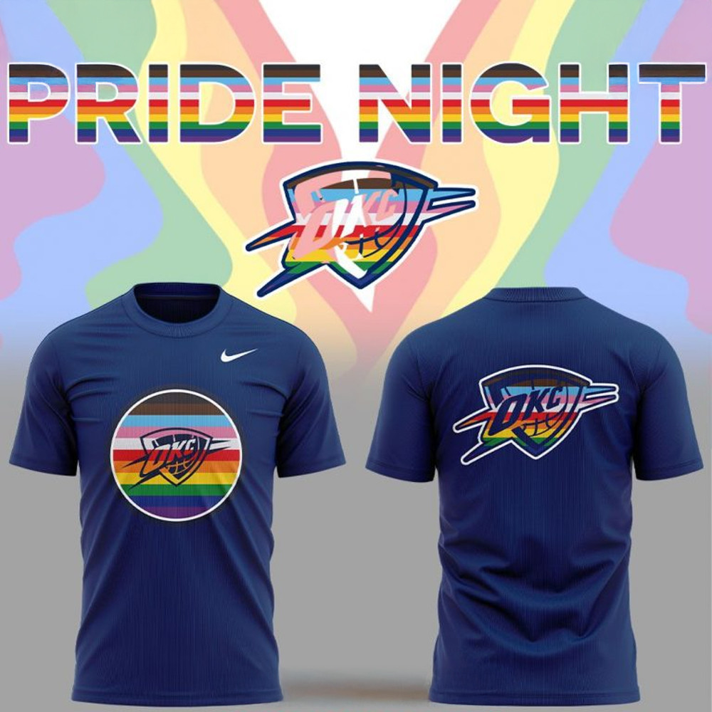 Oklahoma City Thunder PRIDE NIGHT Special T-Shirt Gift For Basketball Lover Neasalamis.com