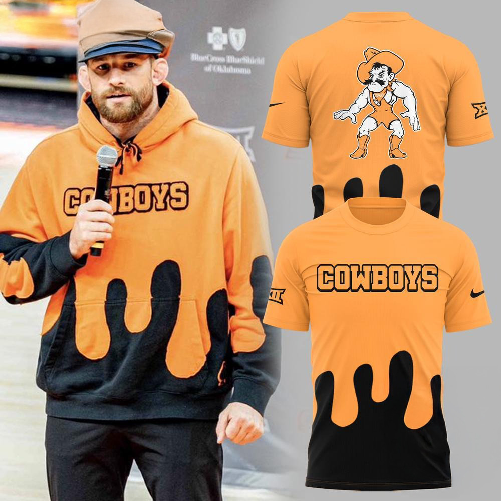 Oklahoma State Cowboys Wrestling Coach DT's 3D Print 2025 T-Shirt Football Neasalamis.com