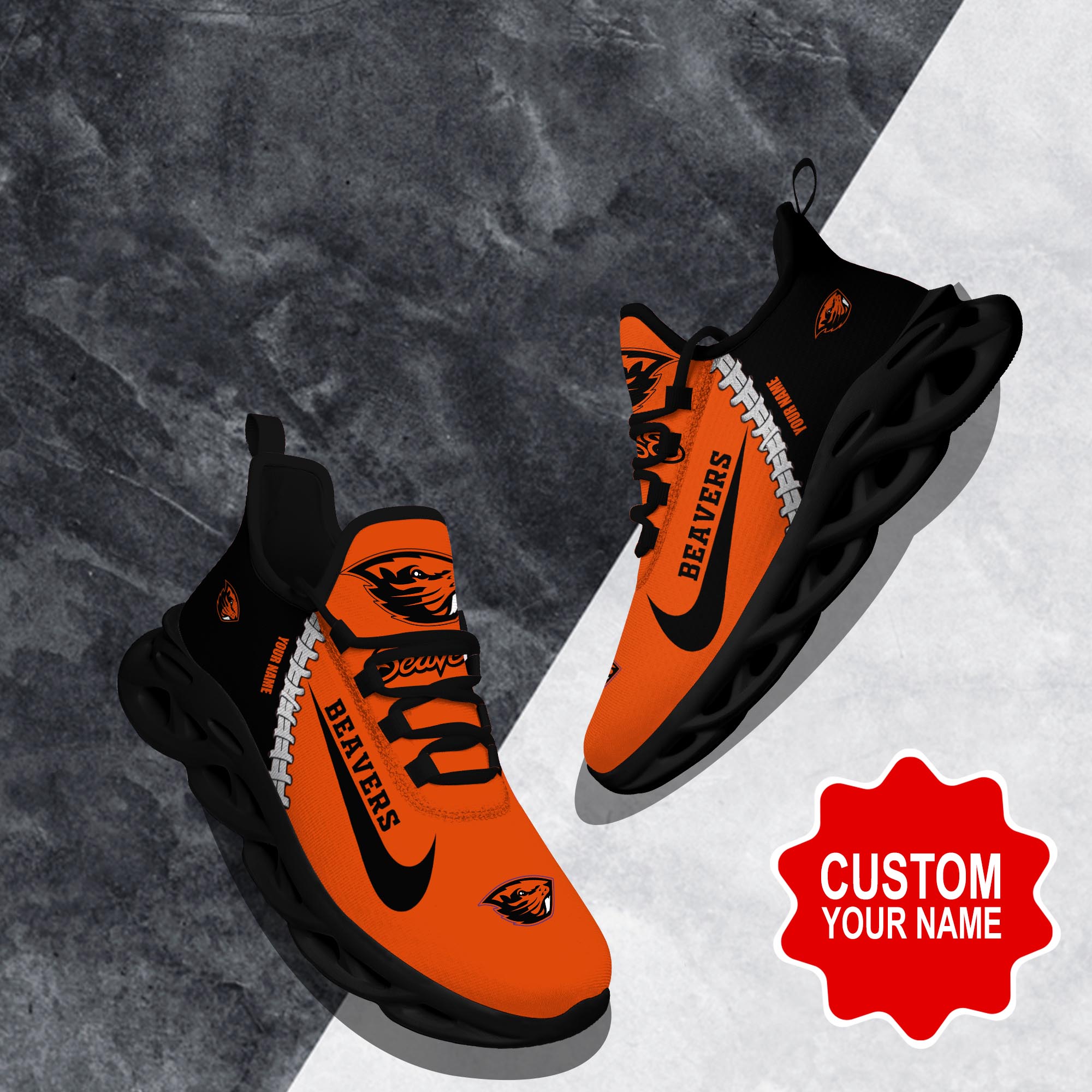 Oregon State Beavers Max Soul Shoes Sneakers For Men And Women neasalamis.com
