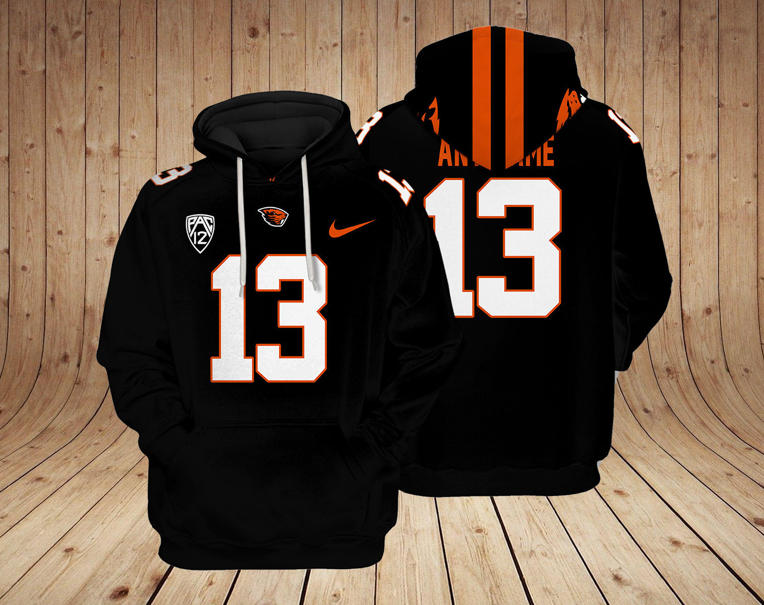 Oregon State Beavers NCAA Custom 3D Hoodie BL Neasalamis