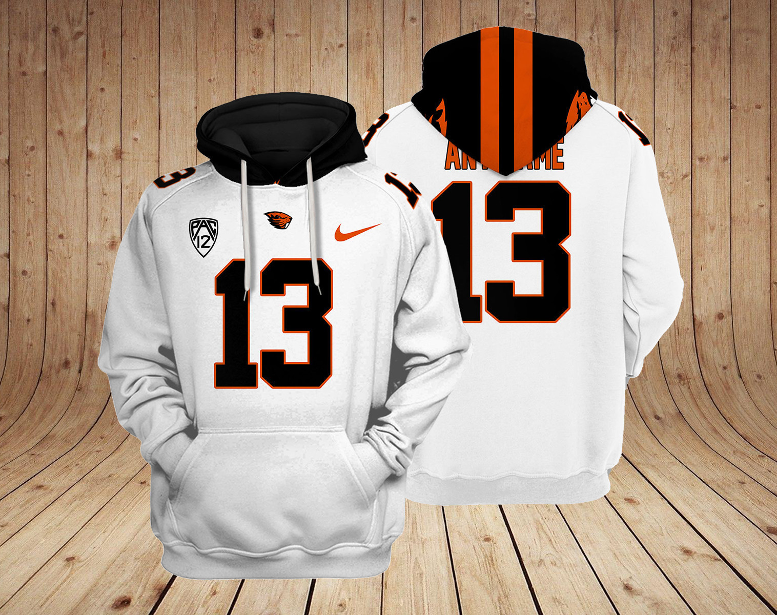 Oregon State Beavers NCAA Custom 3D Hoodie PT Neasalamis