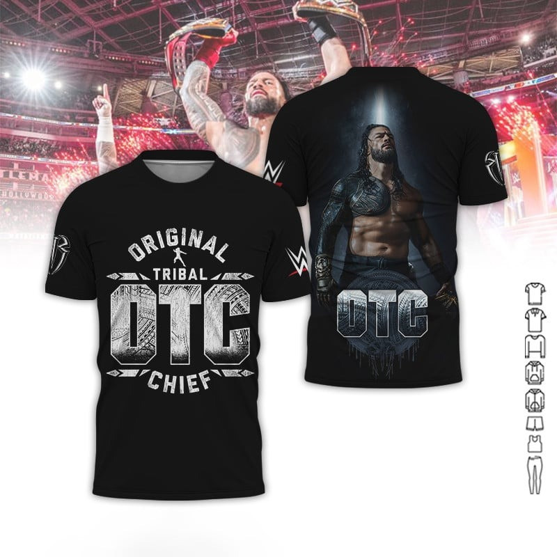 Original Tribal OTC Chief WWE T-Shirt Neasalamis.com
