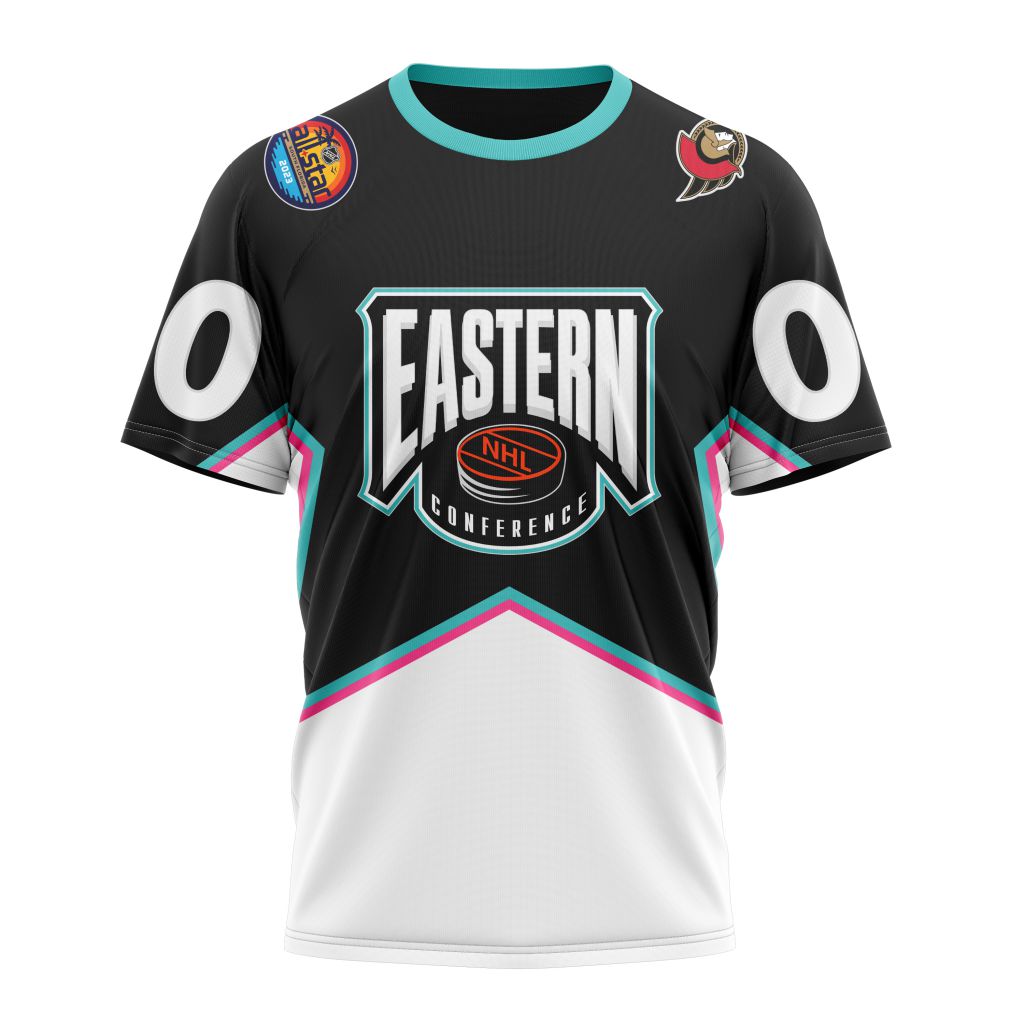 Ottawa Senators All-Star Eastern Conference 2023 Personalized Name And Number T-Shirt Style Neasalamis.com