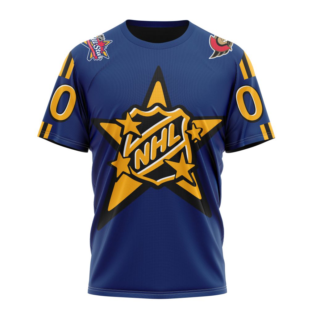 Ottawa Senators Personalized 2024 NHL All-Star Game Personalized Name And Number T-Shirt Style Neasalamis.com
