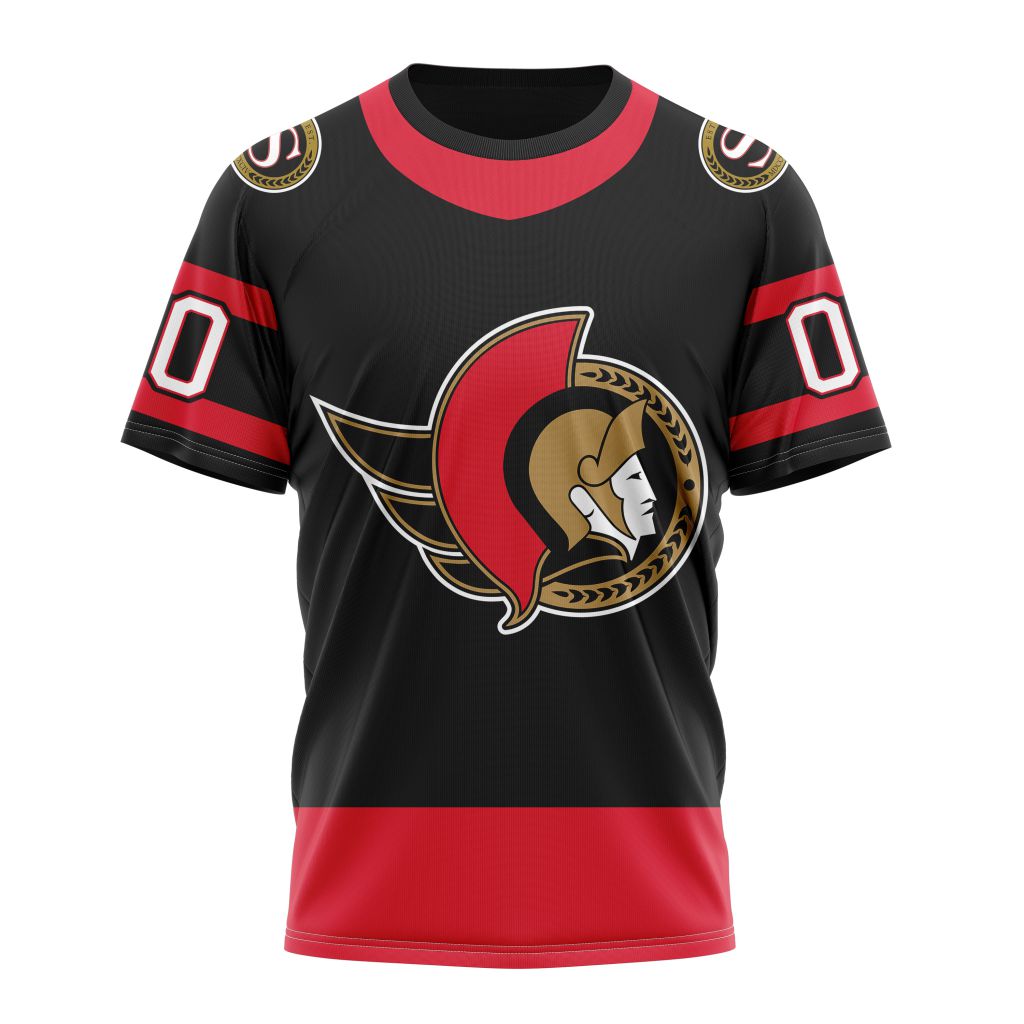 Ottawa Senators Personalized Home Kits Personalized Name And Number T-Shirt Style Neasalamis.com