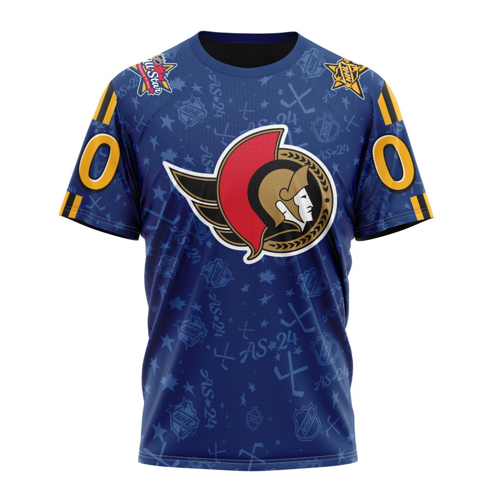 Ottawa Senators Special 2024 All-Star Game Design 01 Personalized Name And Number T-Shirt Style Neasalamis.com