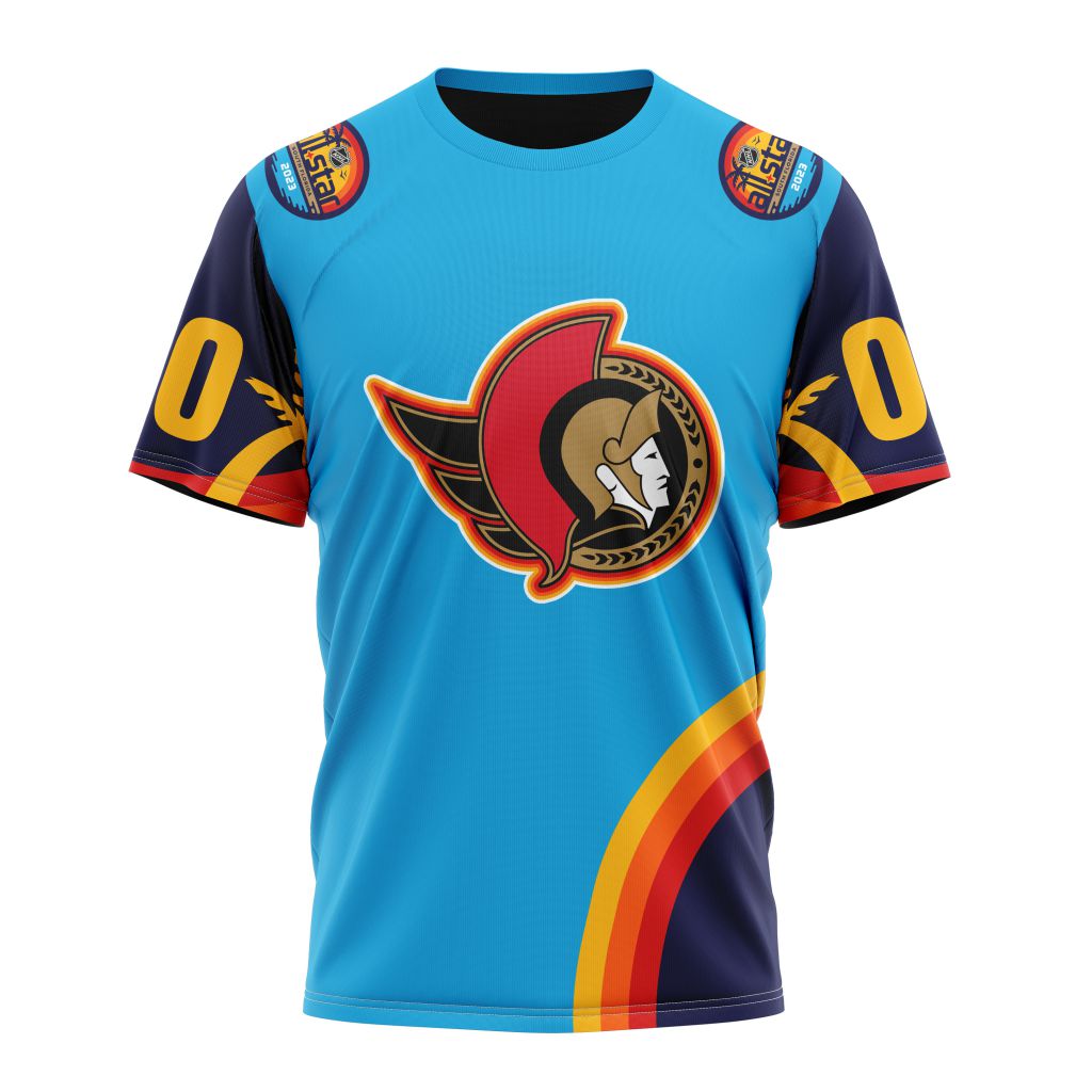 Ottawa Senators Special ALL-Star Game Design With Atlantic Ocean Personalized Name And Number T-Shirt Style Neasalamis.com