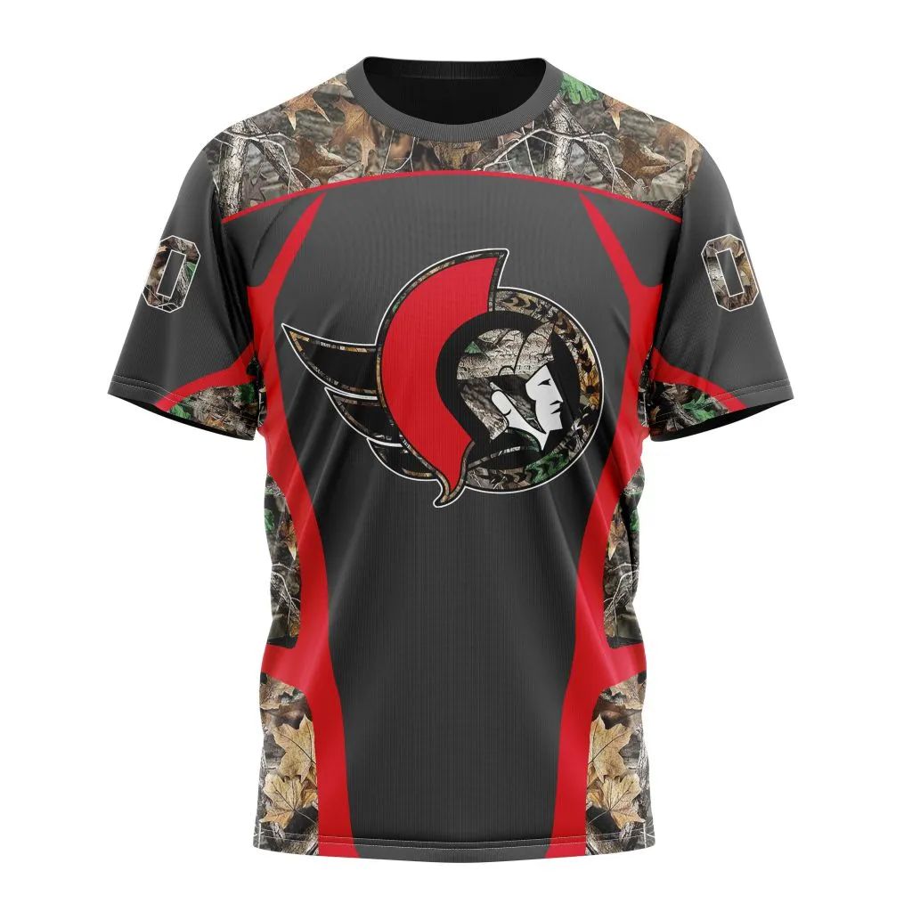 Ottawa Senators Special Camo Hunting Design Personalized Name And Number T-Shirt Style Neasalamis.com