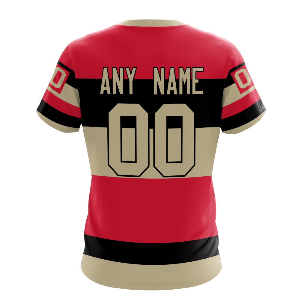 Ottawa Senators Special Throwback Design 01 Personalized Name And Number T-Shirt Style Neasalamis.com