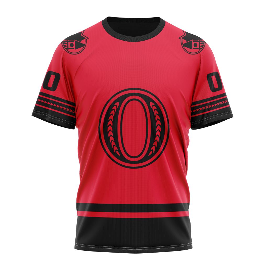 Ottawa Senators Special Two-tone Design 01 Personalized Name And Number T-Shirt Style Neasalamis.com