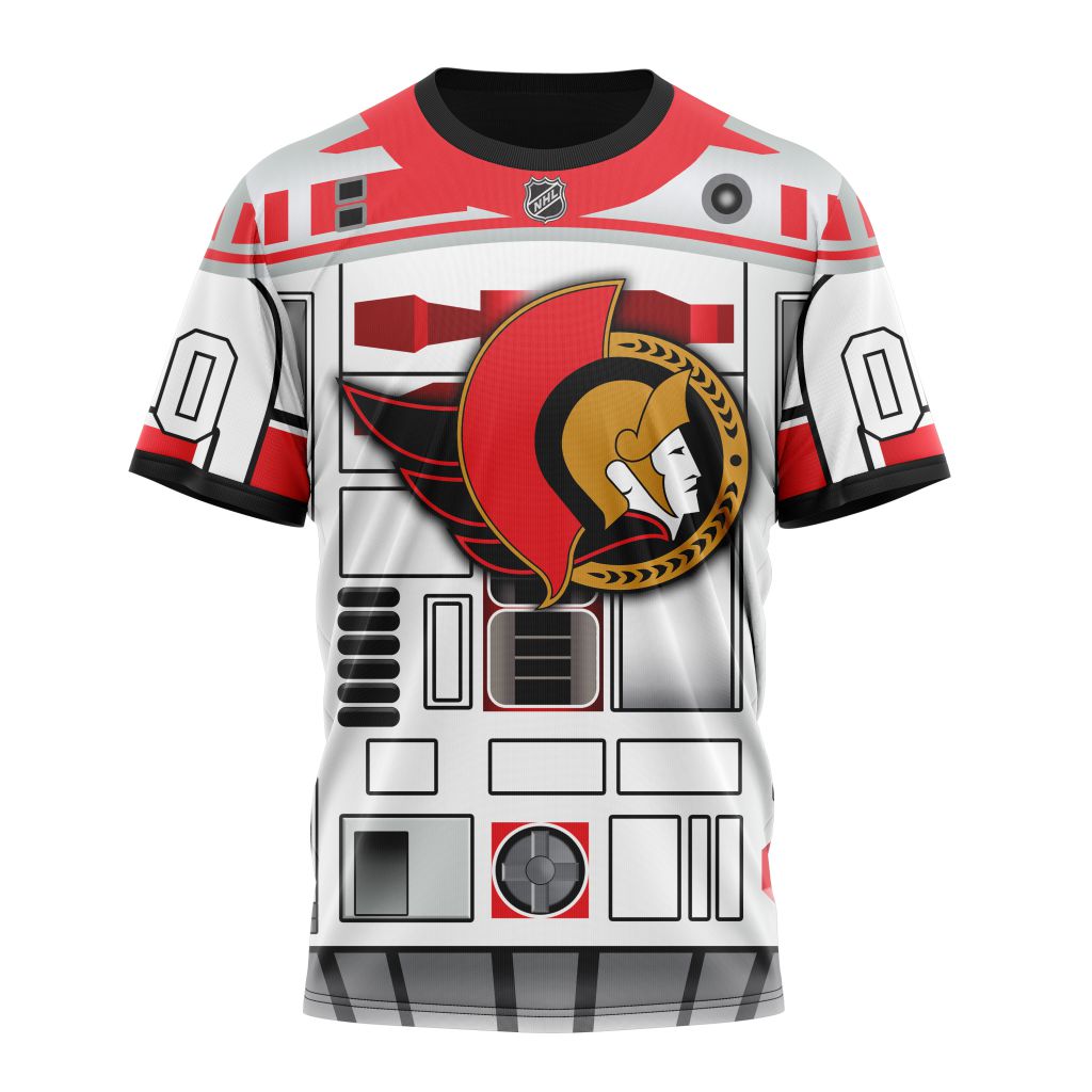 Ottawa Senators Specialized Star Wars May The 4th Be With You Personalized Name And Number T-Shirt Style 17717 Neasalamis.com