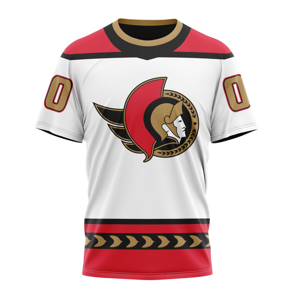 Ottawa Senators Specialized Unisex Kits With Retro Concepts Personalized Name And Number T-Shirt Style Neasalamis.com