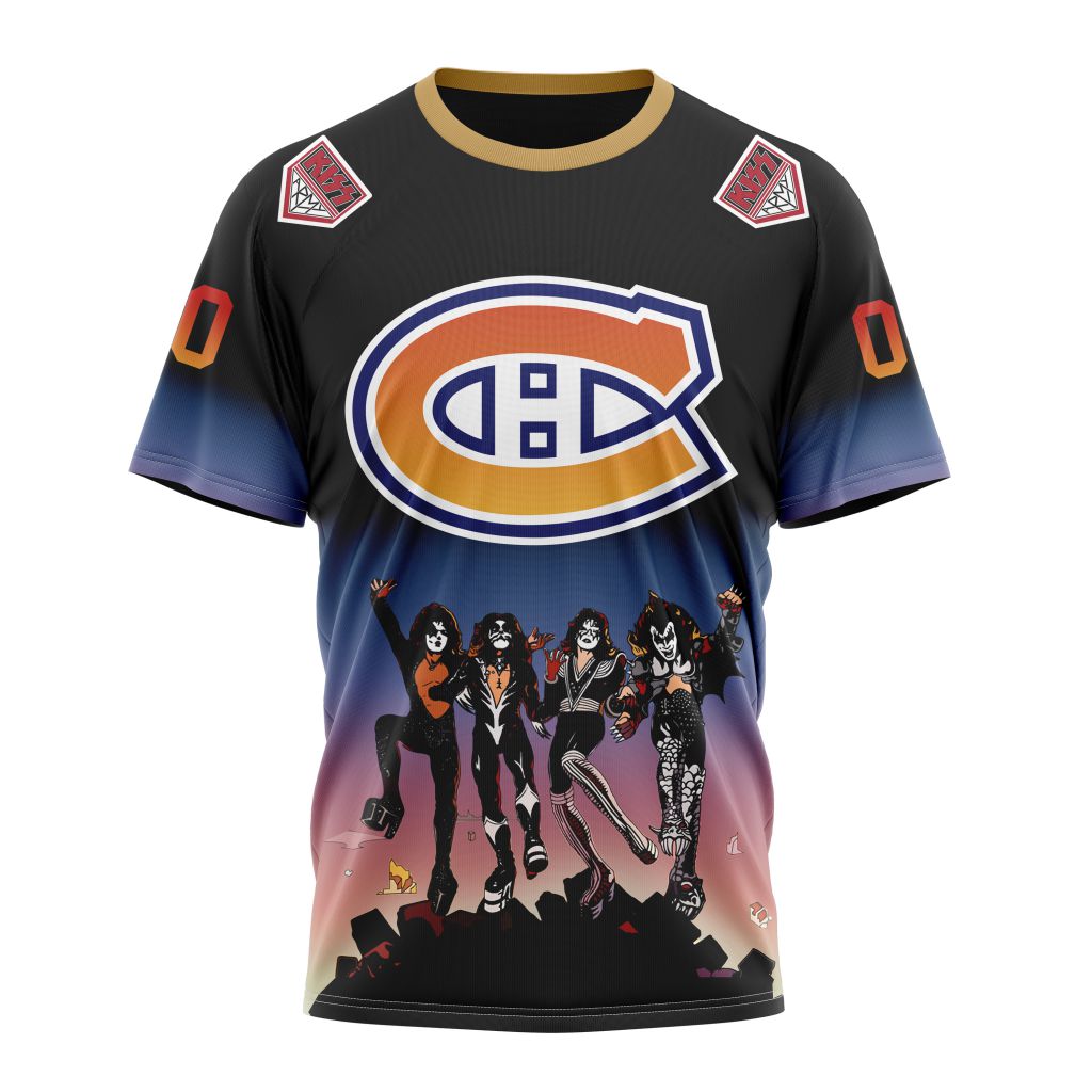 Ottawa Senators X KISS Band Design Personalized Name And Number T-Shirt Style Neasalamis.com