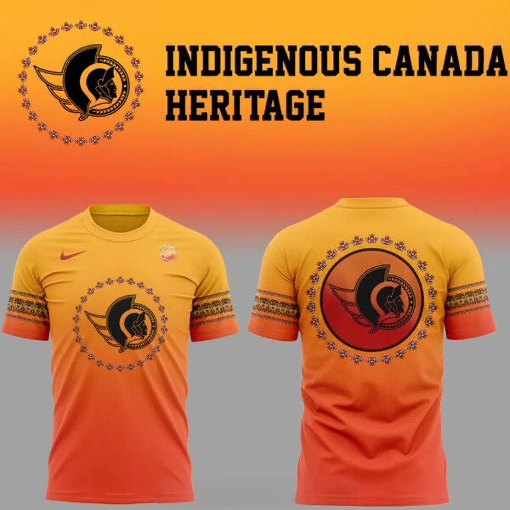 Ottawa Senators x Indigenous Canada Heritage 2025 T-Shirt For Ice Hockey Fans Neasalamis.com
