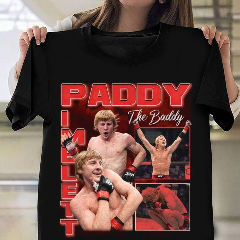 Paddy Pimblett The Baddy MMA T-Shirt Gift Ideas For Husband Neasalamis.com